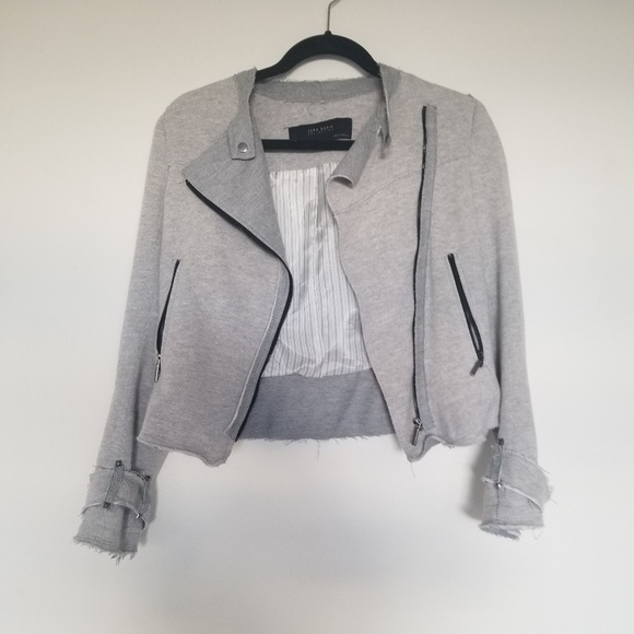 Zara Basic Grey Jacket - Picture 1 of 2